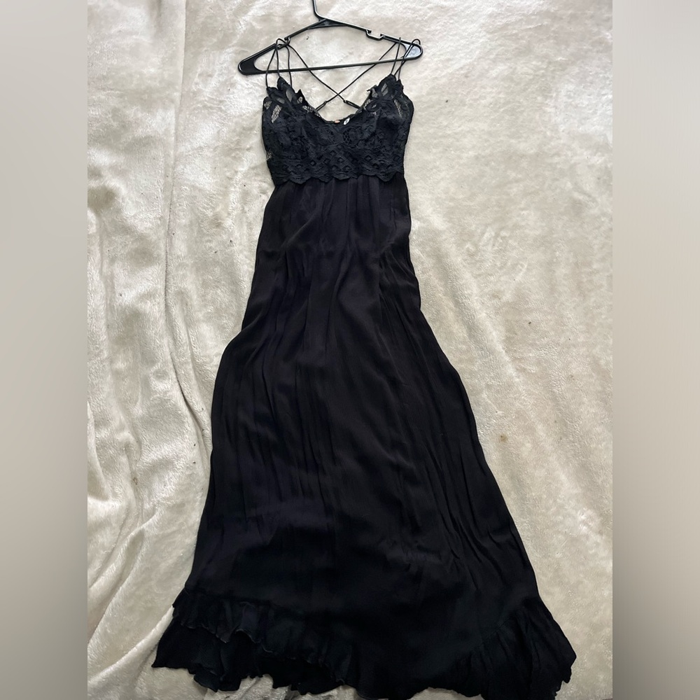 Free People Adella Maxi Slip Dress